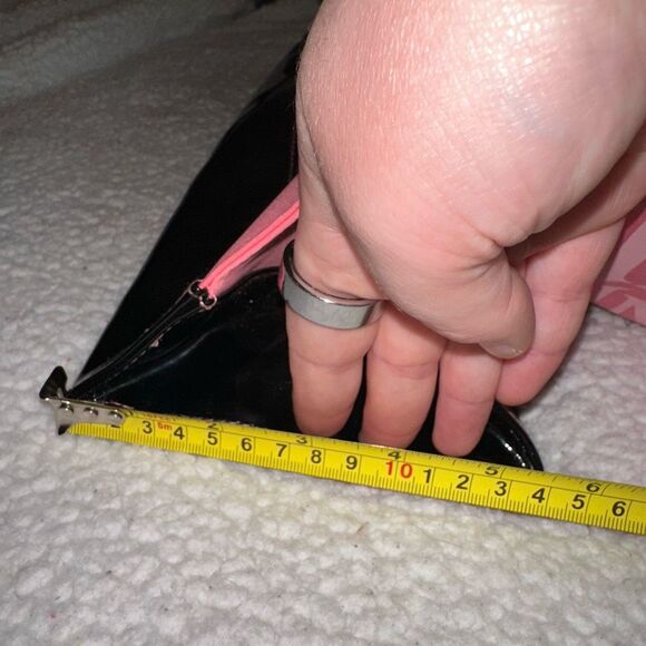 Trump Plaza Vintage Rare Pink Black Zipper Tote Bag NWOT - Picture 7 of 8